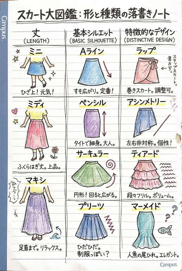 タイポロジー・グリッド表示型|Nano Banana用グラフィックレコーディングのプロンプト