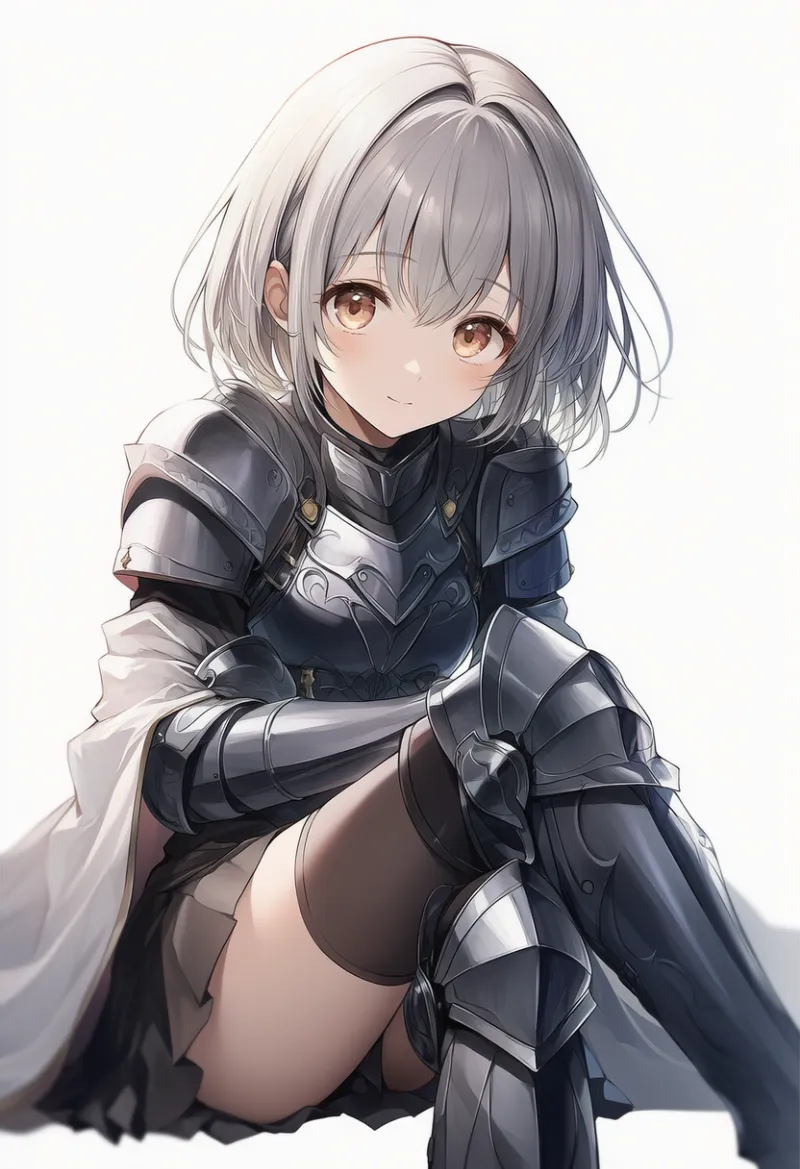 脛当てのAIイラスト｜プロンプト紹介