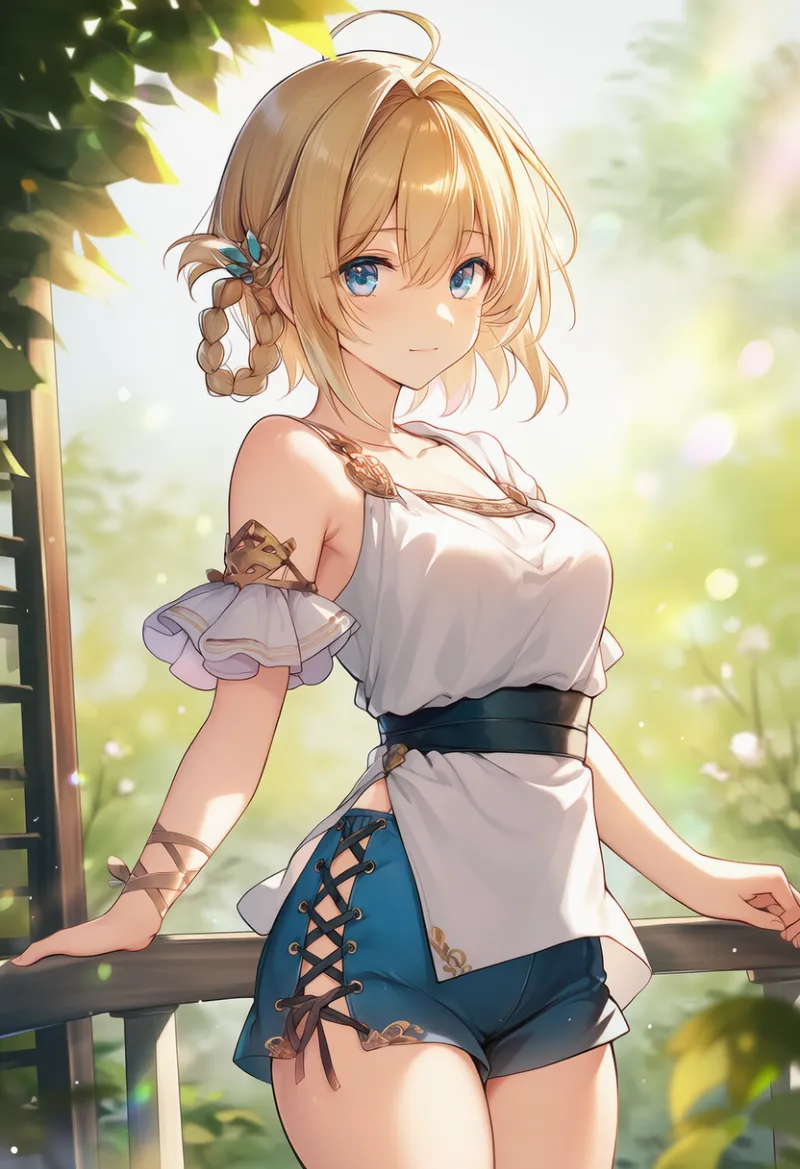 ショートパンツの古代ギリシャ・ローマ服のAIイラスト｜プロンプト紹介