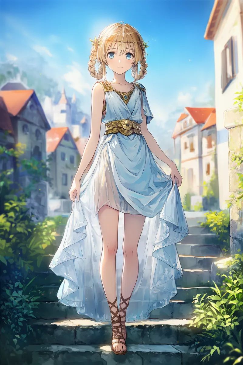 古代ギリシャ・ローマの服のAIイラスト｜プロンプト紹介