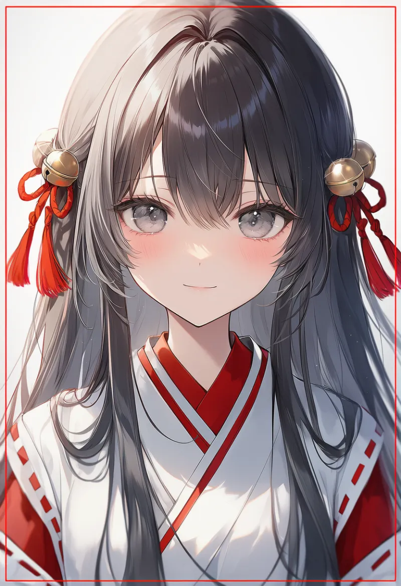 髪の鈴飾りのAIイラスト｜プロンプト紹介