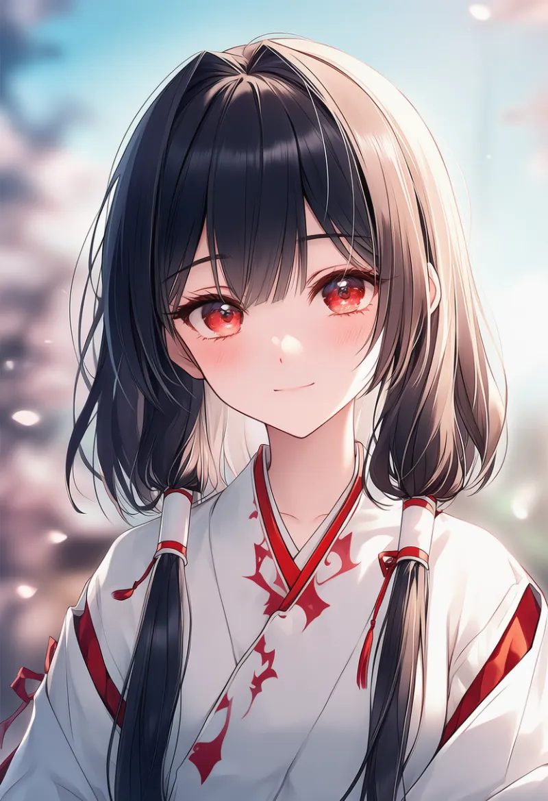 髪筒（髪型）のAIイラスト｜プロンプト紹介