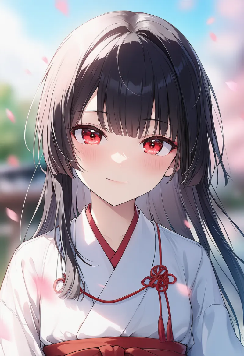 姫カットのAIイラスト｜プロンプト紹介