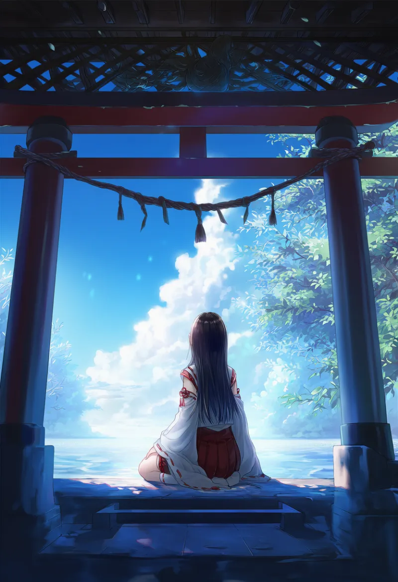 祠のAIイラスト｜プロンプト紹介