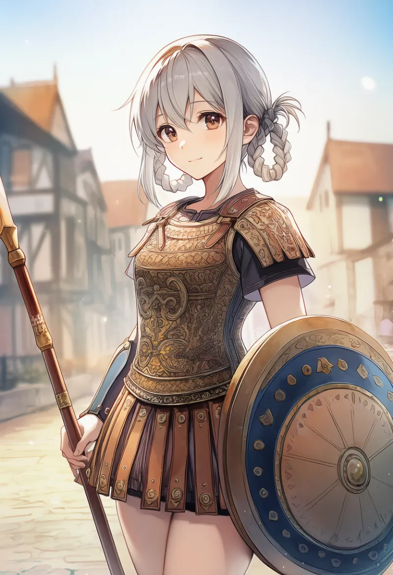 ギリシャ重装歩兵のAIイラスト｜プロンプト紹介