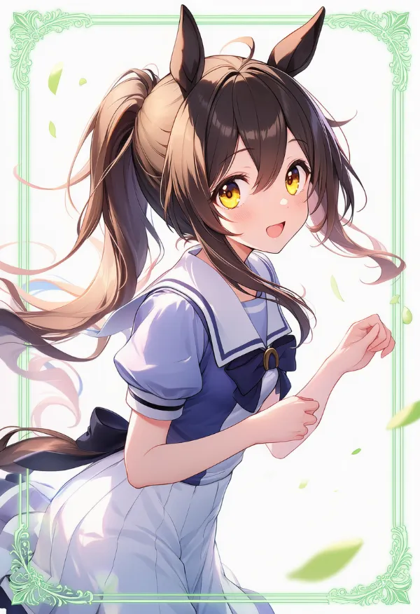 馬の擬人化のAIイラスト|プロンプト紹介