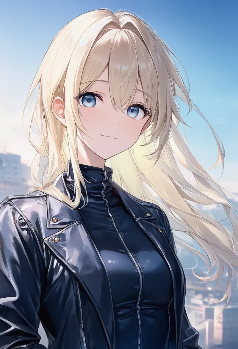 エナメル質のジャケットのプロンプト紹介|AIイラスト