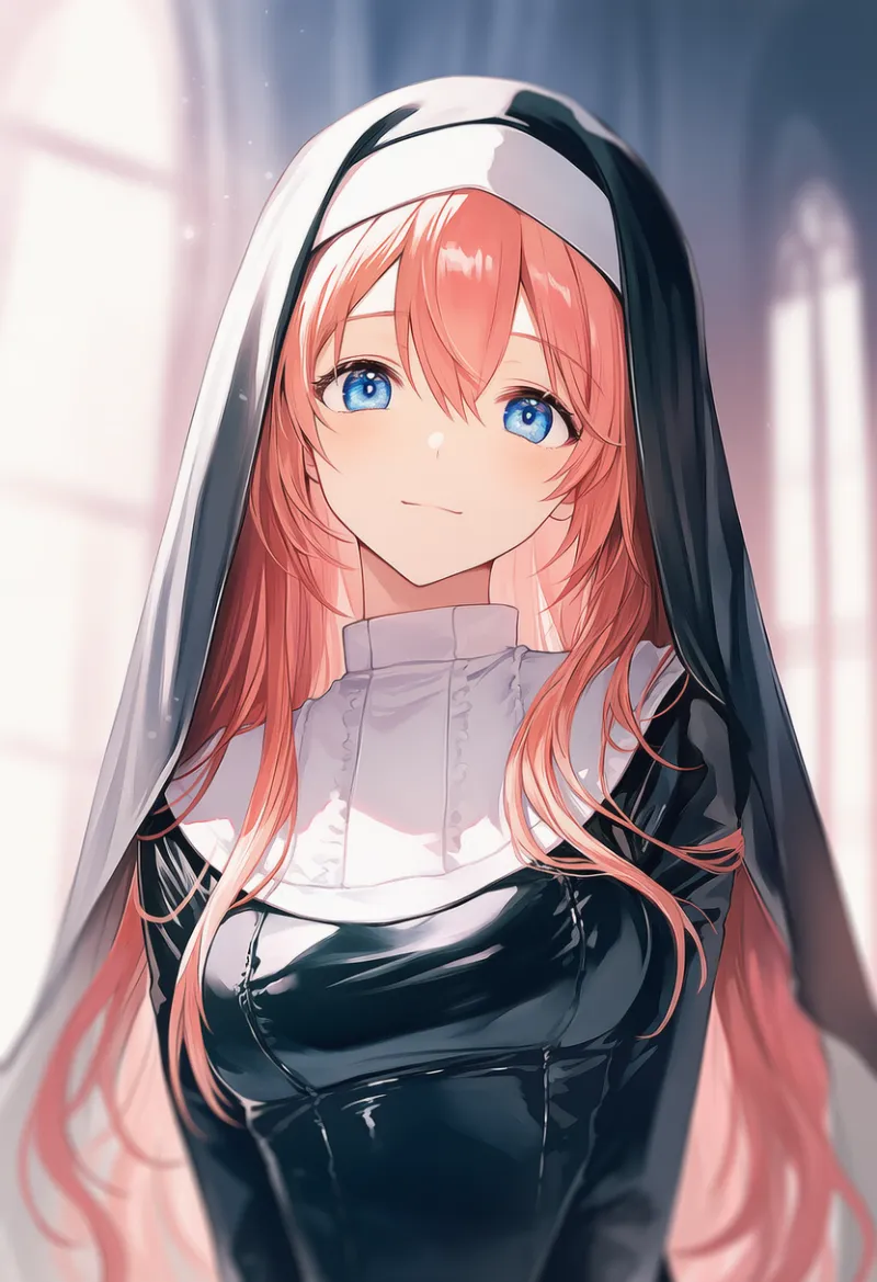 エナメル質の修道士服のプロンプト紹介|AIイラスト