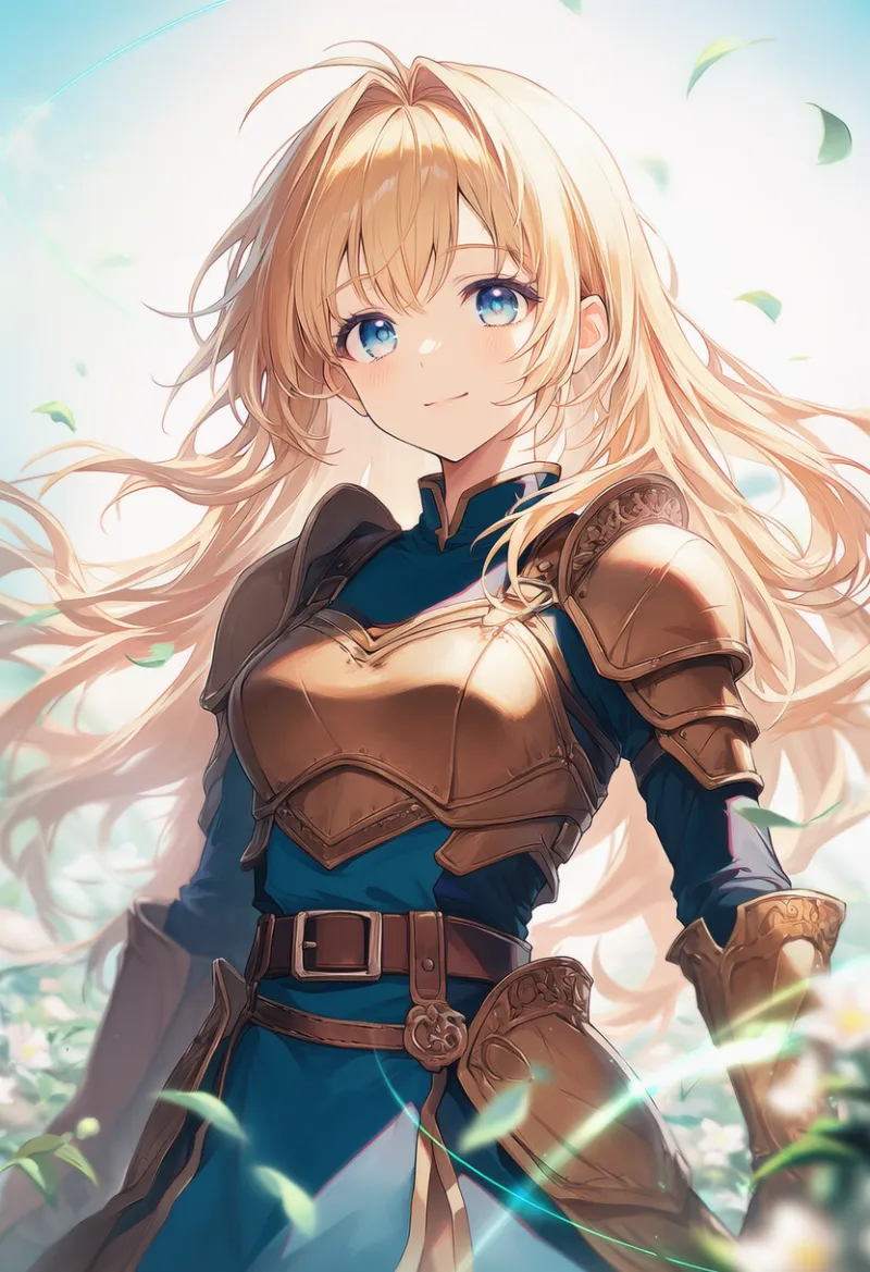 革の鎧のAIイラスト｜プロンプト紹介