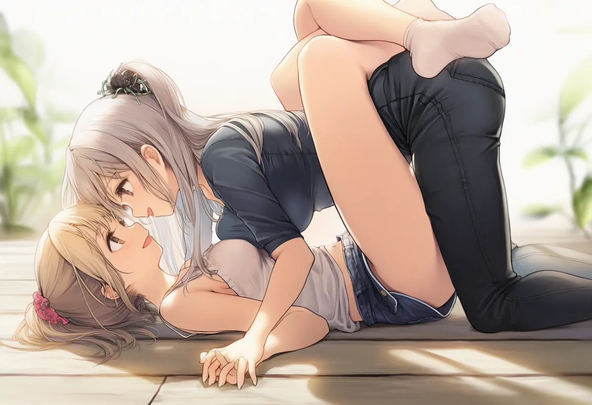 だいしゅきホールドの再現プロンプト（leg lock）とAIイラスト