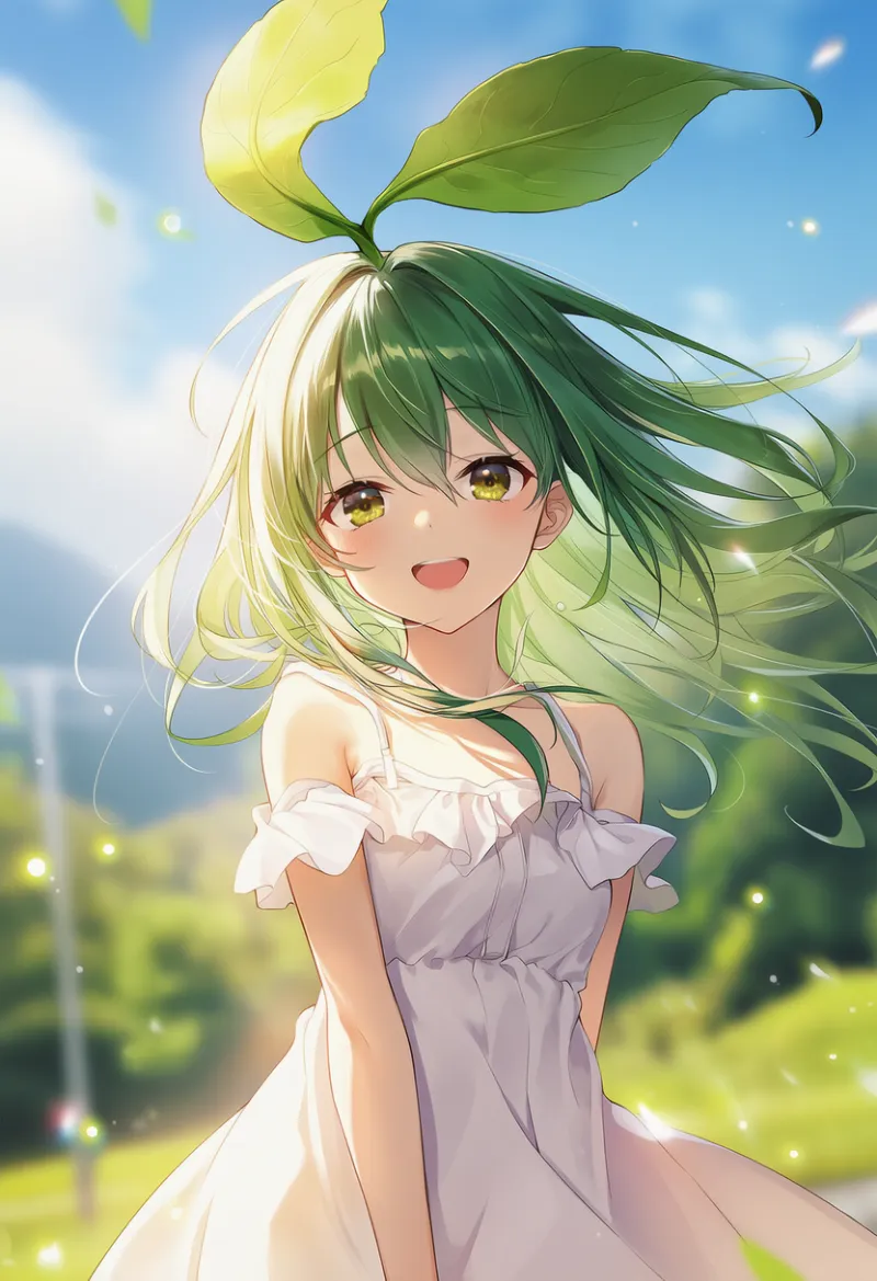 マンドラゴラ娘のAIイラスト|プロンプト紹介