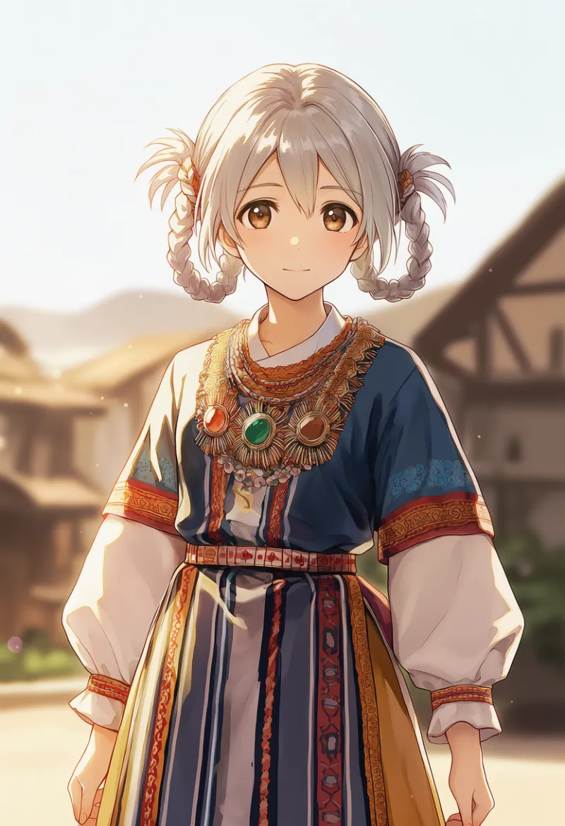 ミノア文明の服のAIイラスト｜プロンプト紹介