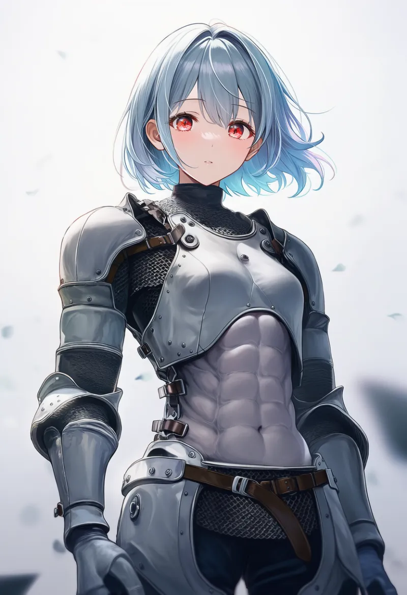 筋肉胸当てのAIイラスト｜プロンプト紹介