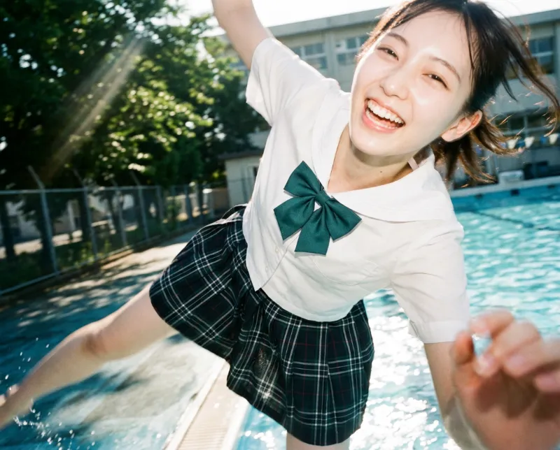 制服美女の作例-8｜Nano Banana Pro生成のAI美女