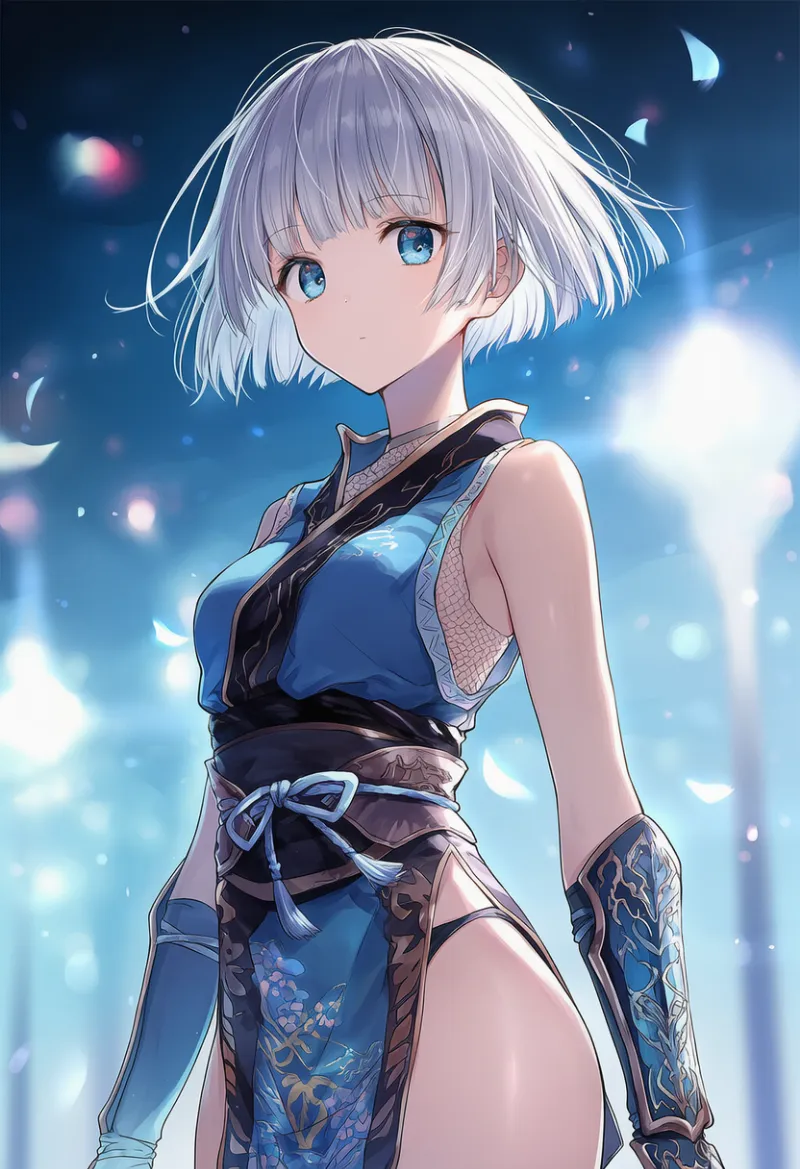 腰布がある忍者服のAIイラストとプロンプト紹介