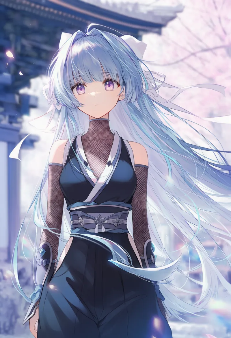 パンツスタイルの忍者のAIイラストとプロンプト紹介