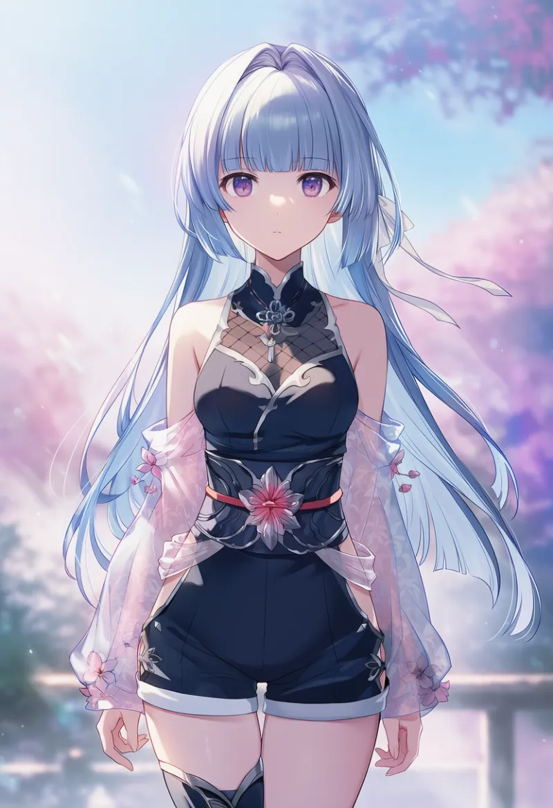 ショートパンツの忍者のAIイラストとプロンプト紹介