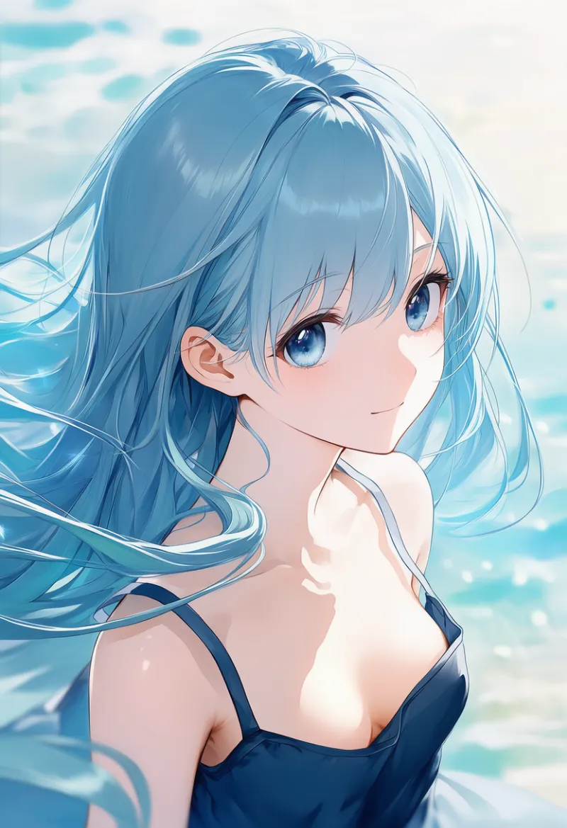 ブラジャーのカップと胸の隙間のプロンプト：oversized breast cup｜AIイラスト作例