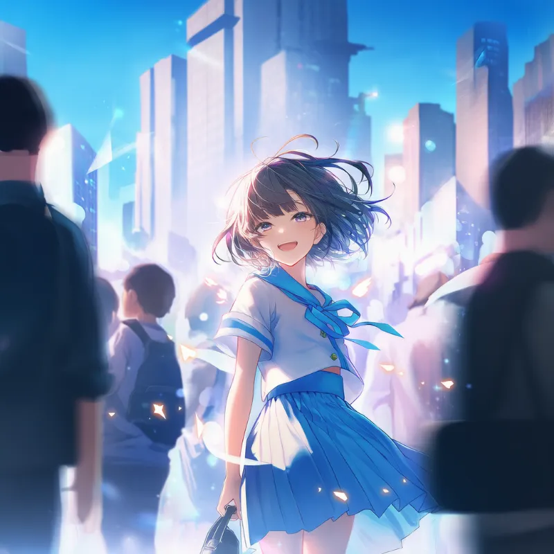 名無しの人物たちの人混みのプロンプト：people