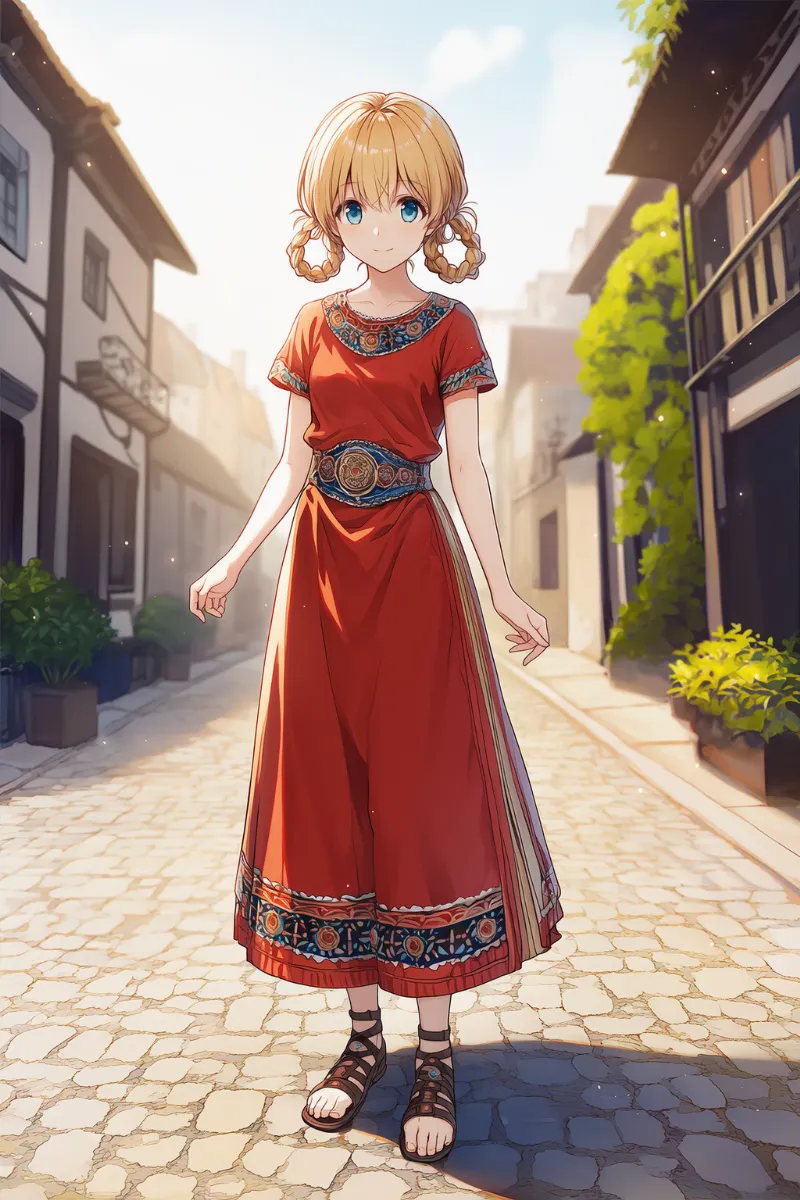 ローマの服のAIイラスト｜プロンプト紹介