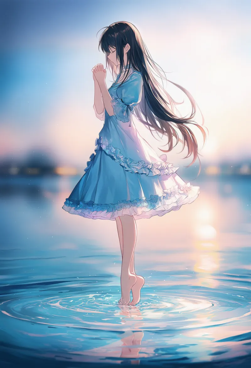 リフレクションを再現したAIイラスト｜プロンプト紹介