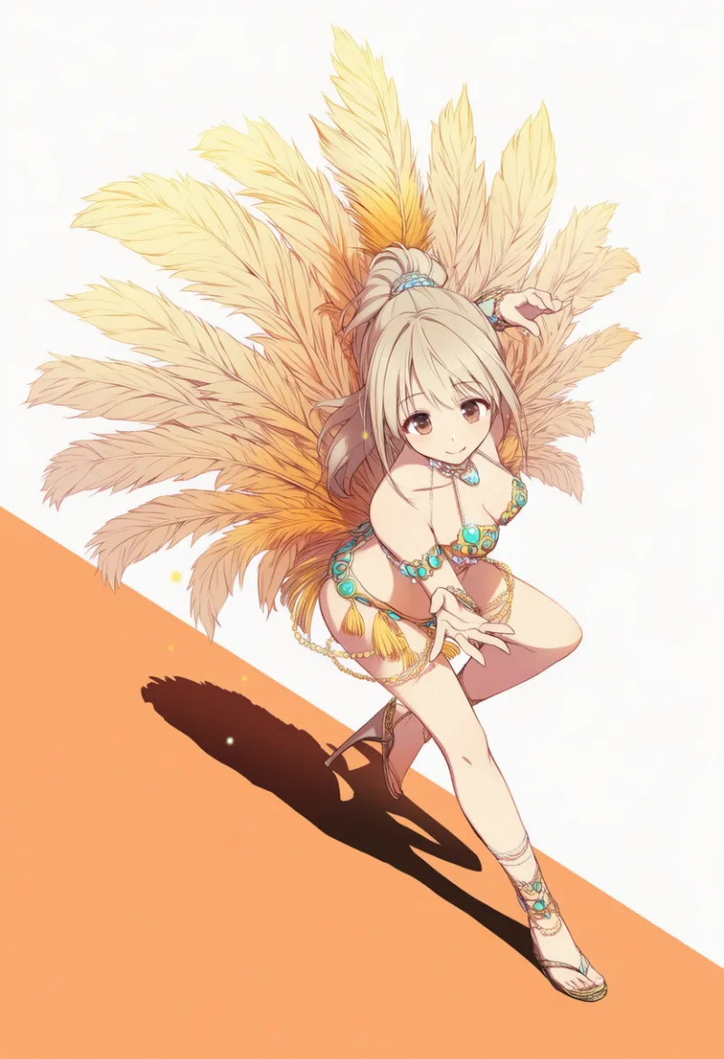 サンバ(ダンス)のAIイラストとプロンプト紹介