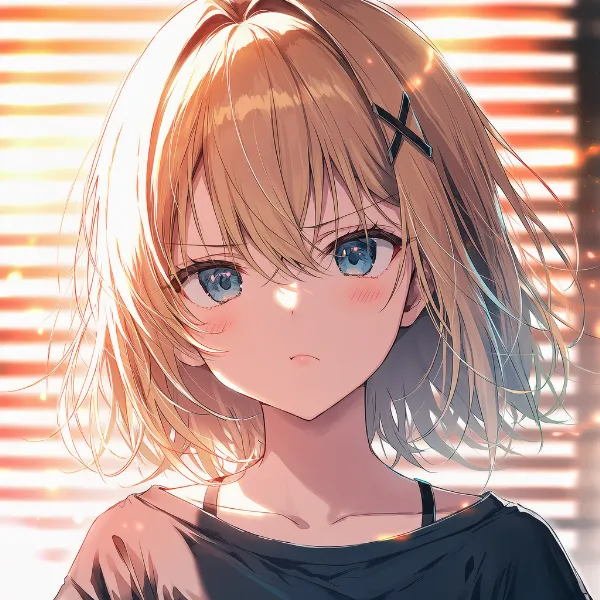 相手を睨み悔しがる表情プロンプト(scowl, glaring, annoyed)|AIイラスト