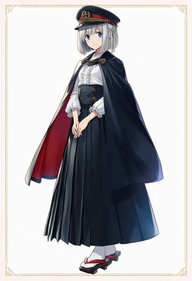 書生スタイル（大正ロマン）の服装プロンプトとAIイラスト作例