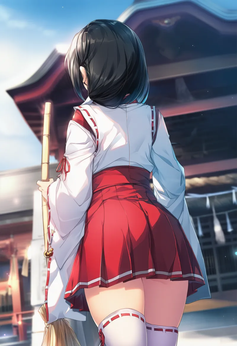 神社のAIイラスト｜プロンプト紹介