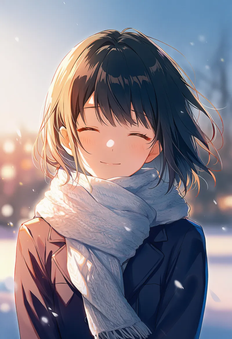 横から当たる光を再現したエモいAIイラスト｜プロンプト紹介