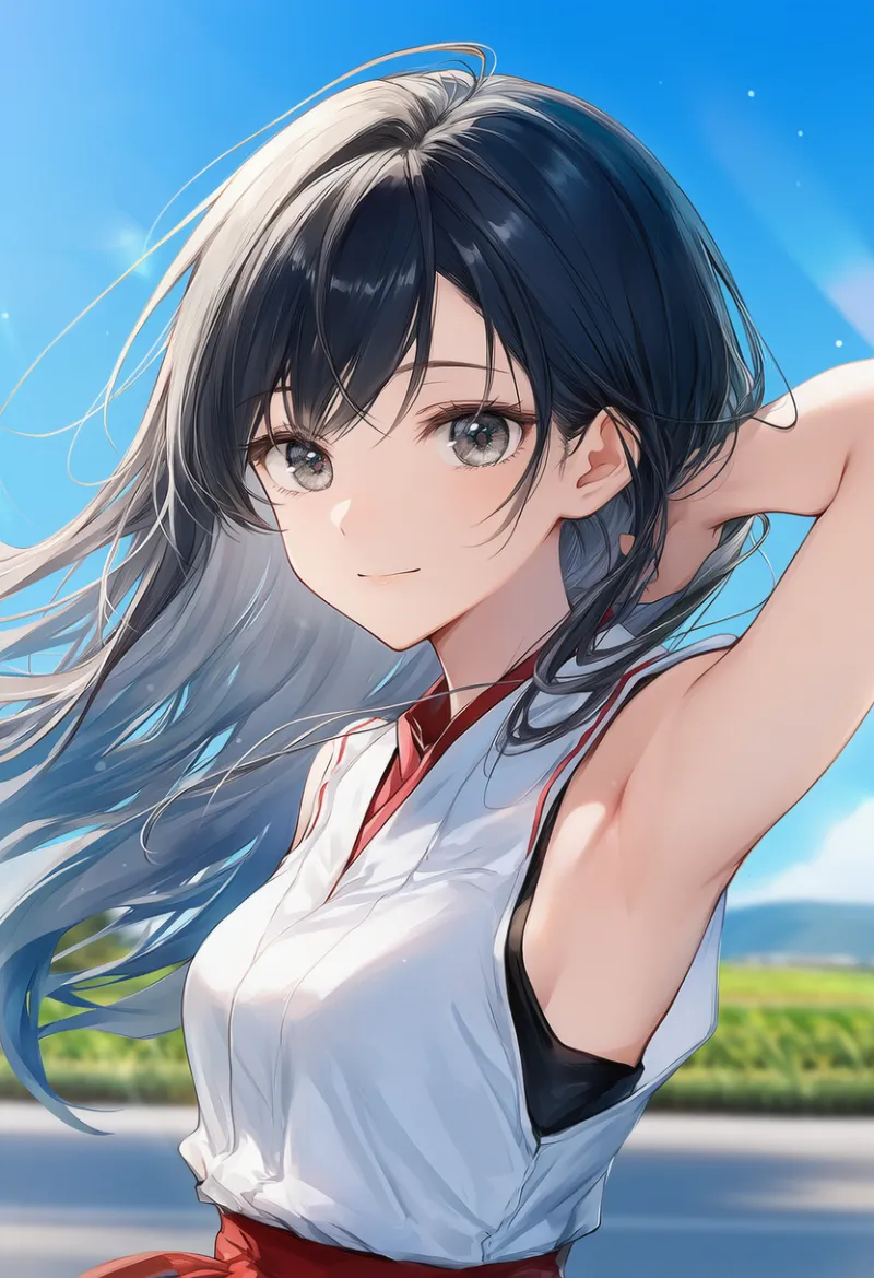 袖なしのAIイラスト｜プロンプト紹介