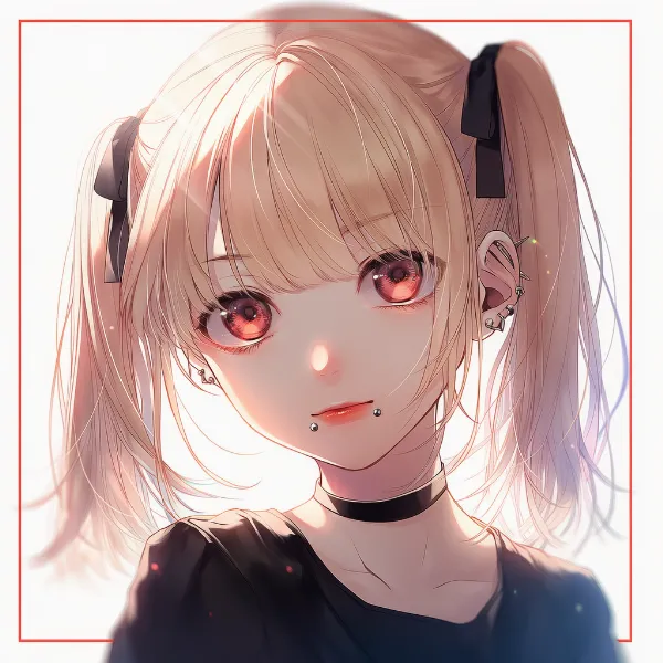 スネークバイトピアスのAIイラスト|プロンプト紹介