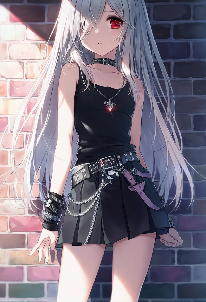 スタッズベルトのAIイラスト|プロンプト紹介