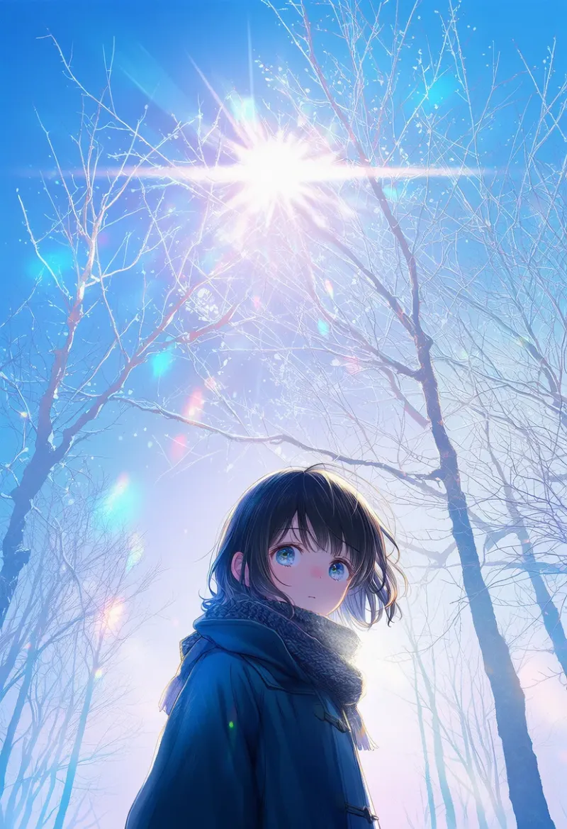 ハレーションを再現したエモいAIイラスト｜プロンプト紹介