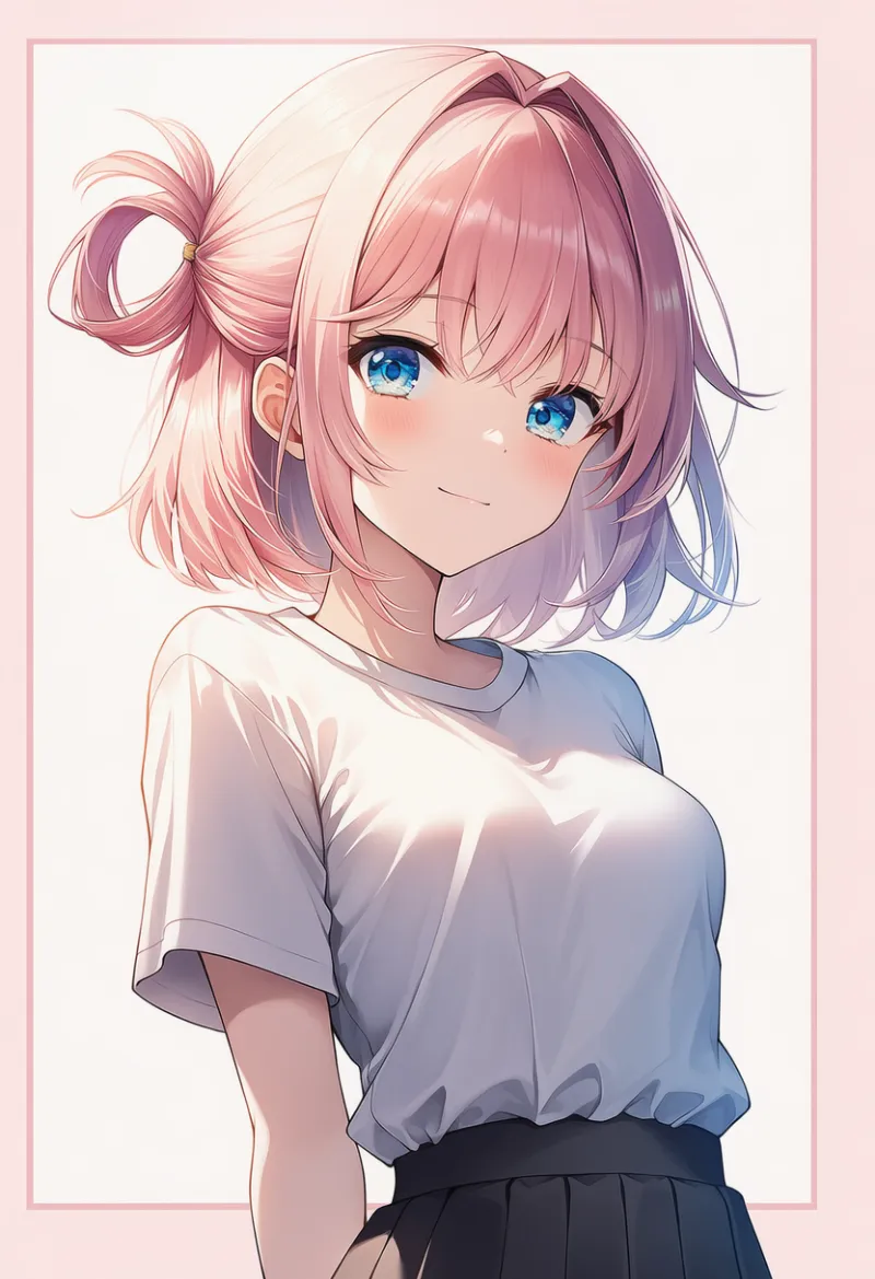 Tシャツの基本プロンプト：T-shirt｜AIイラスト作例