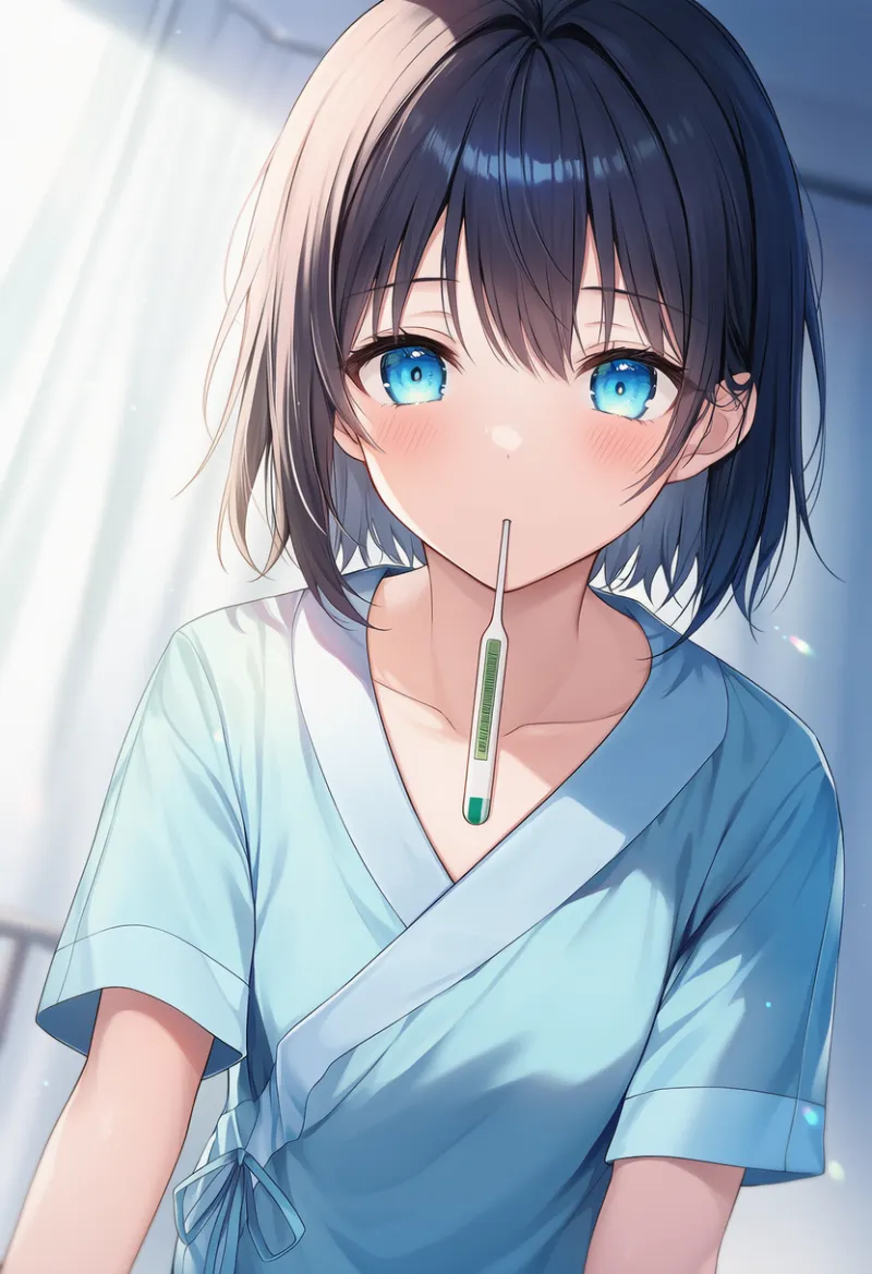 体温計(病院用)のAIイラストとプロンプト