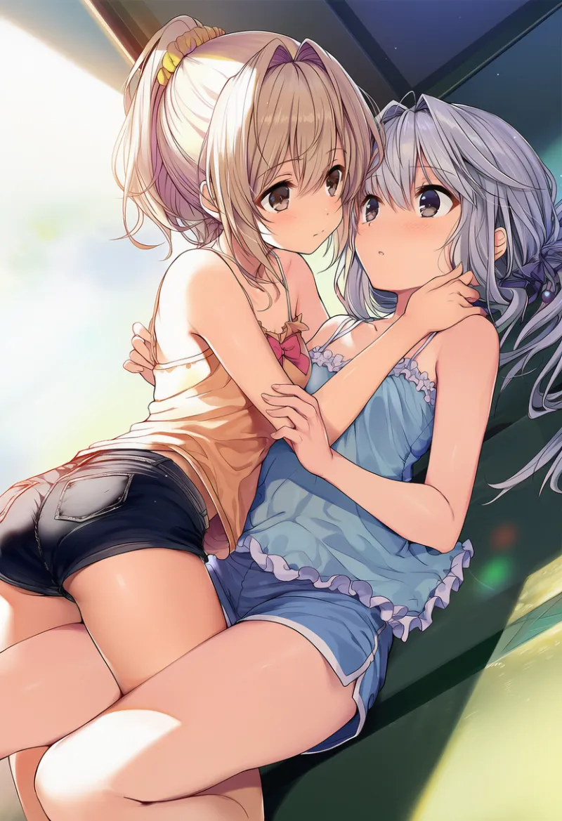 太もも跨ぎの密着プロンプト（thigh straddling）とAIイラスト