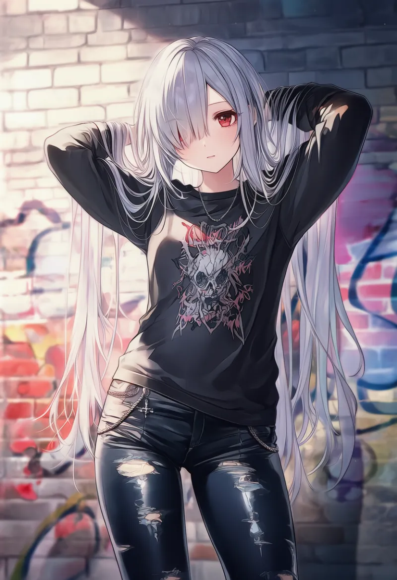 ピチピチのパンツのAIイラスト|プロンプト紹介