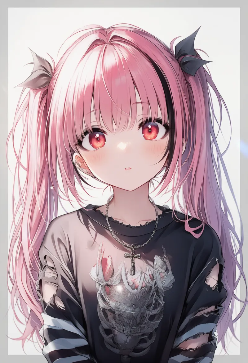 破れたセーターのAIイラスト|プロンプト紹介