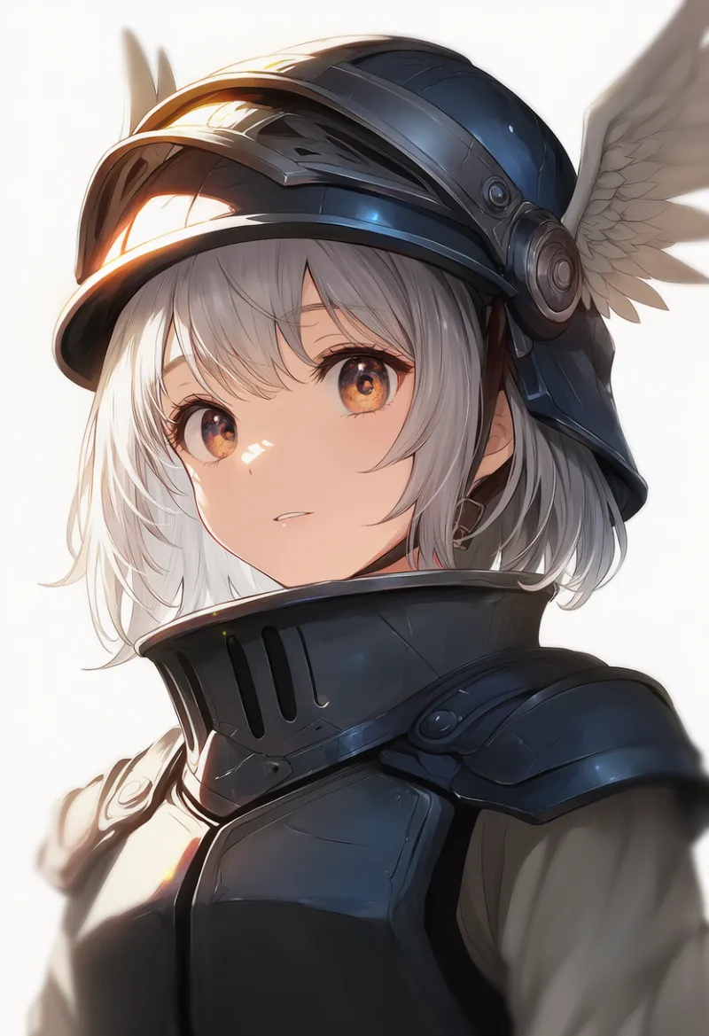 翼付き兜のAIイラスト｜プロンプト紹介