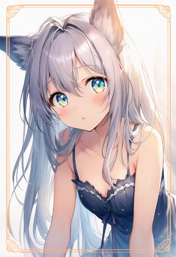 狼の擬人化のAIイラスト|プロンプト紹介