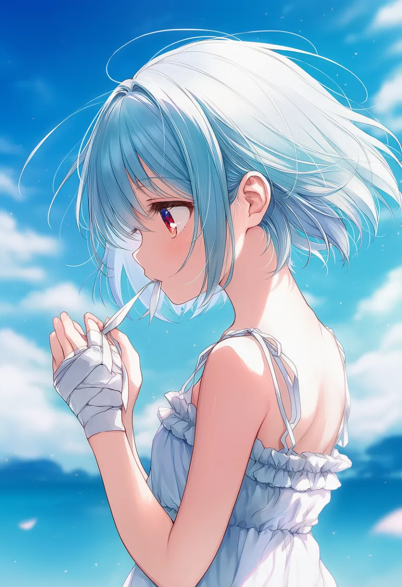 包帯を巻くプロンプト紹介とAIイラスト