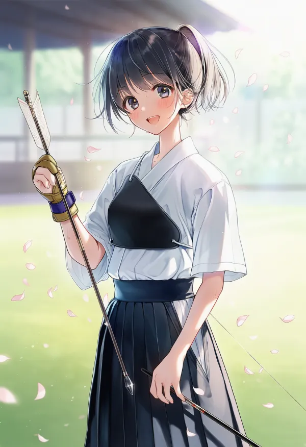 弓矢のAIイラスト(弓道用)