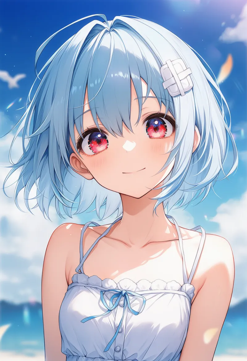 髪に巻いた（付けた）包帯のプロンプト紹介とAIイラスト