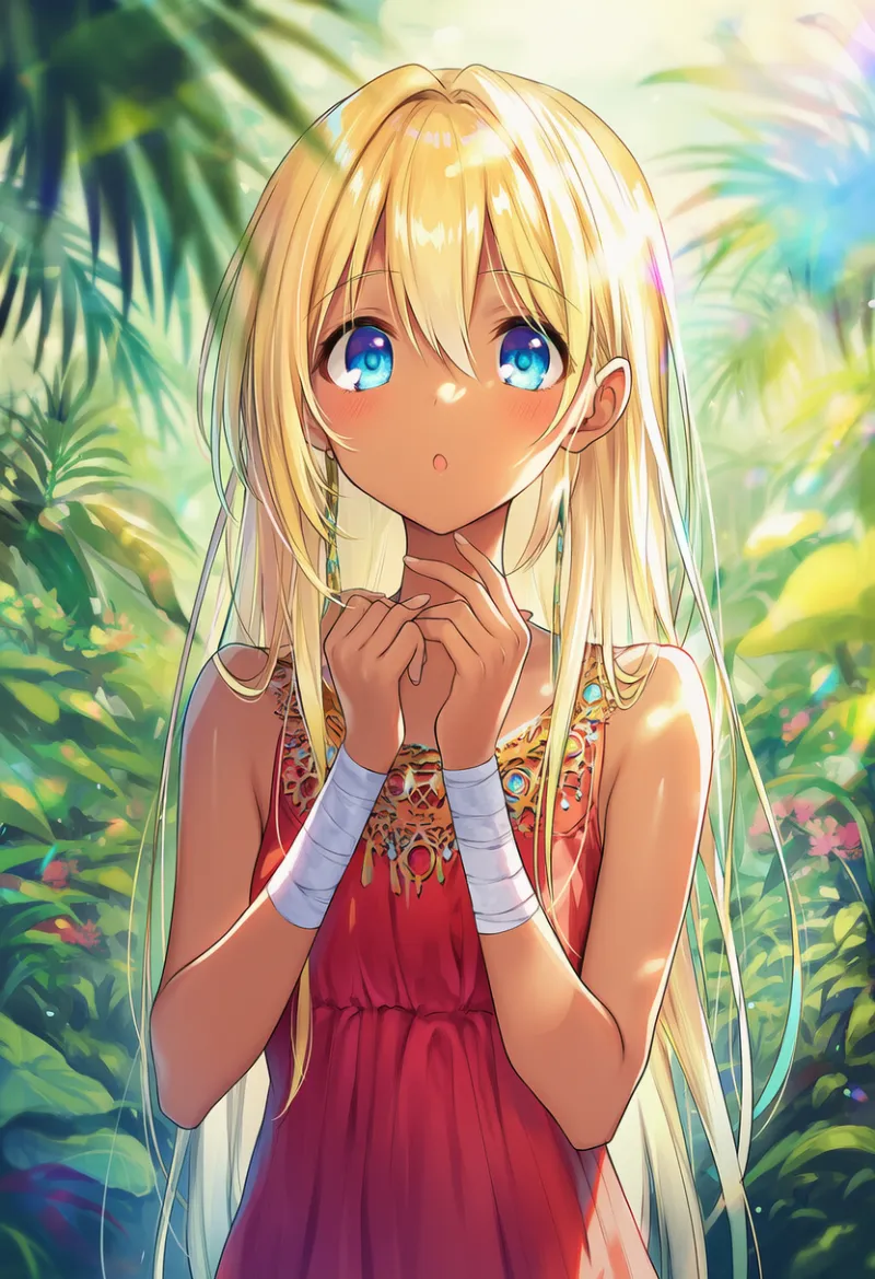 手首に巻いた包帯のプロンプト紹介とAIイラスト