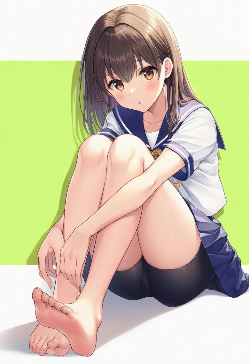 裸足のAIイラスト|プロンプト紹介