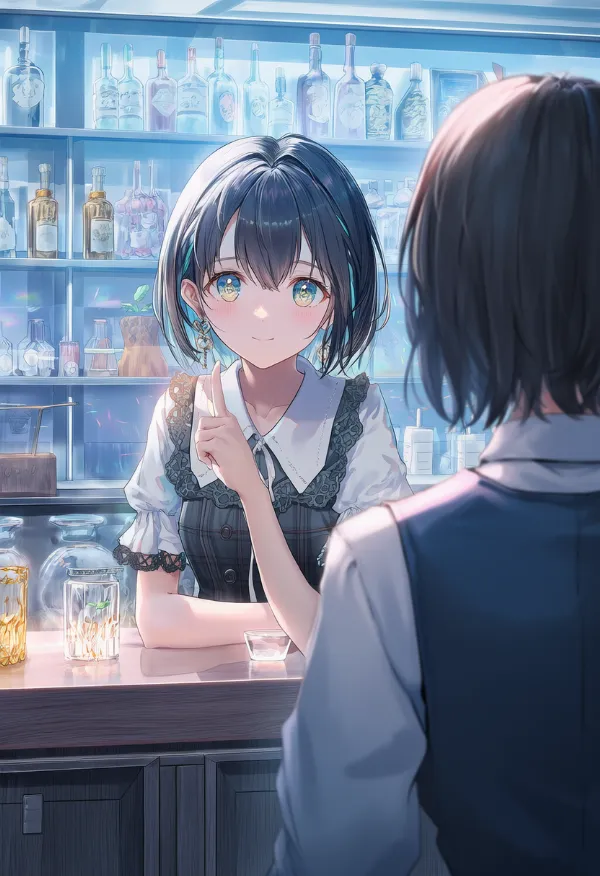 バーテンダーのAIイラスト