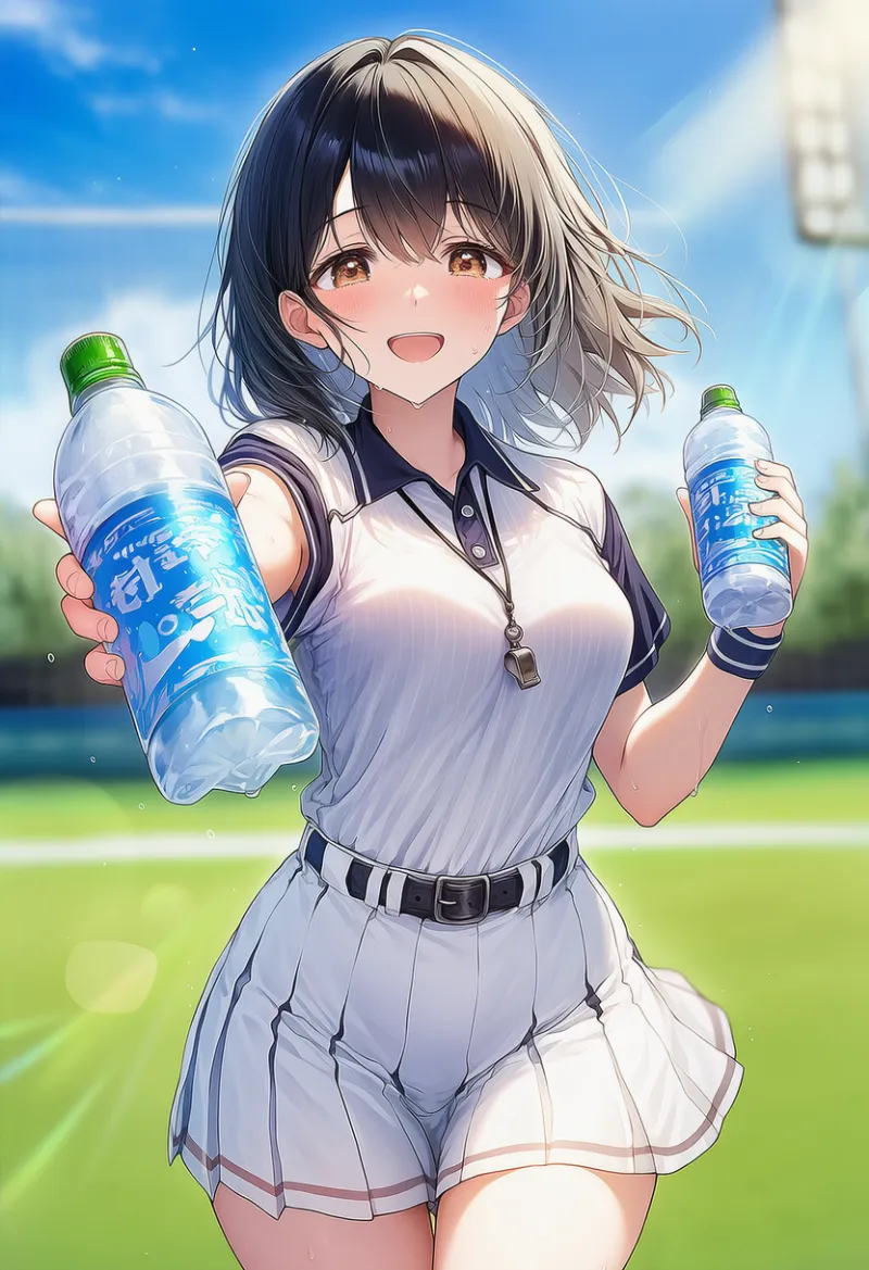 ヒップを強調し太ももを細く見せる体型プロンプトとAIイラスト