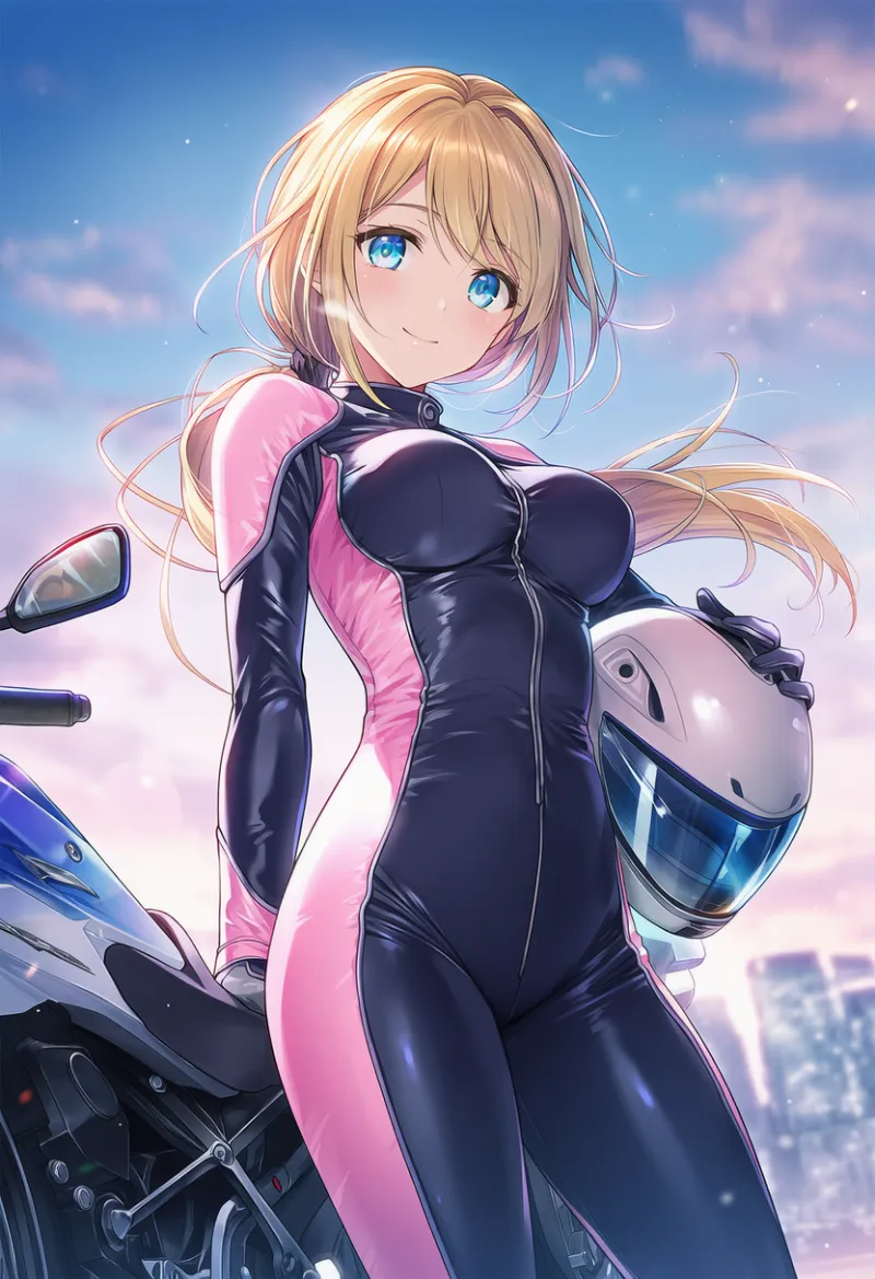 バイクスーツのプロンプト:bikesuit|AIイラスト