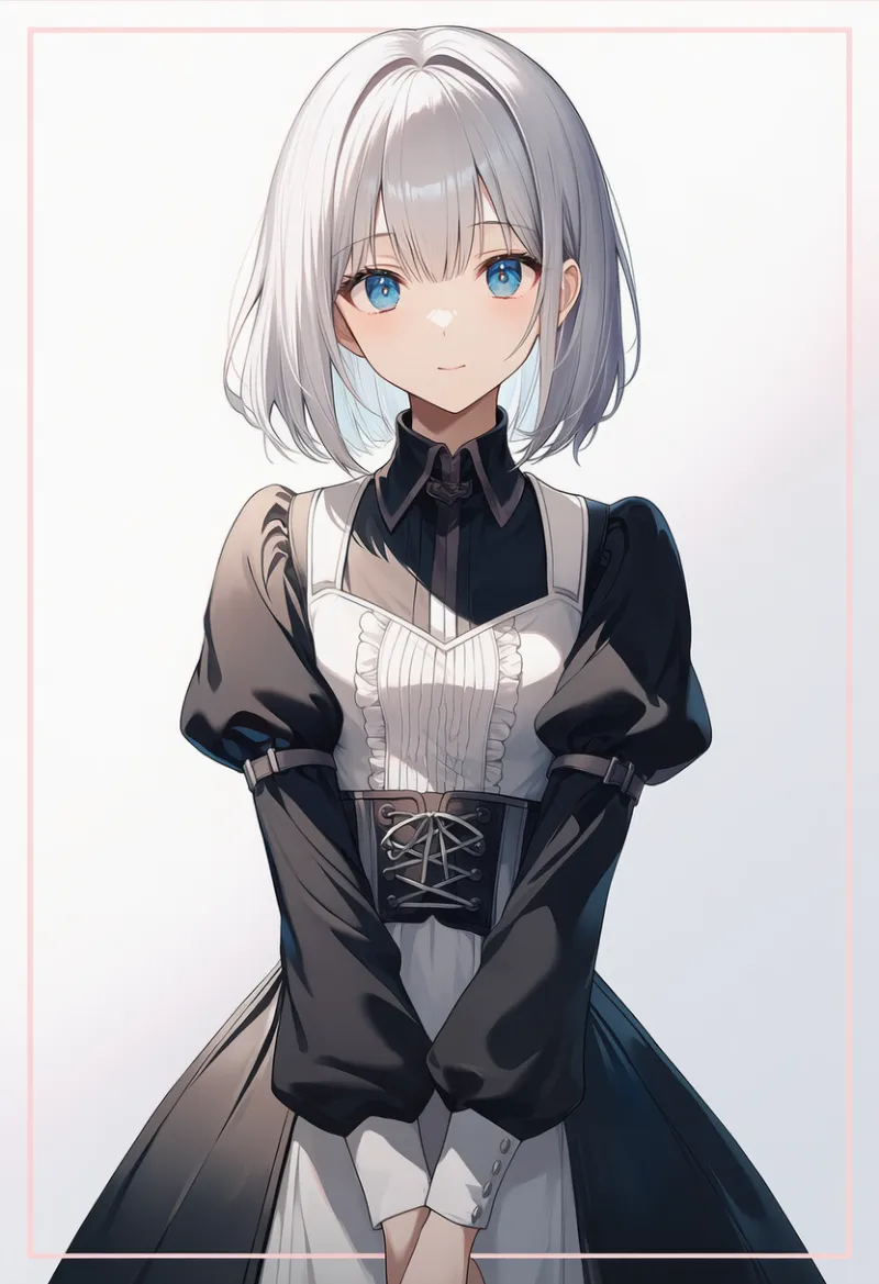 黒色の袖のプロンプト｜AIイラスト